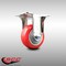 Service Caster 3 Inch 316SS Red Polyurethane Wheel Rigid Top Plate Caster SCC-SS31620R314-PPUB-RED - alternate 2